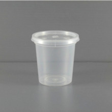 MS 8 Round Container With Lid 10pcs
