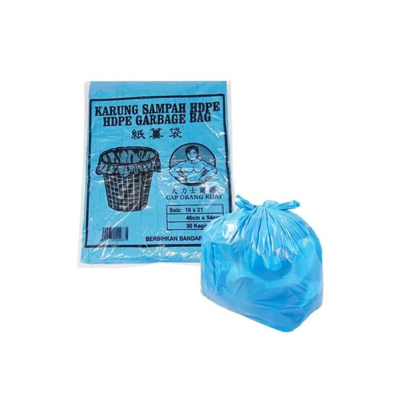 Gorbage Bag 18″ x 22″ (Blue) 30pcs