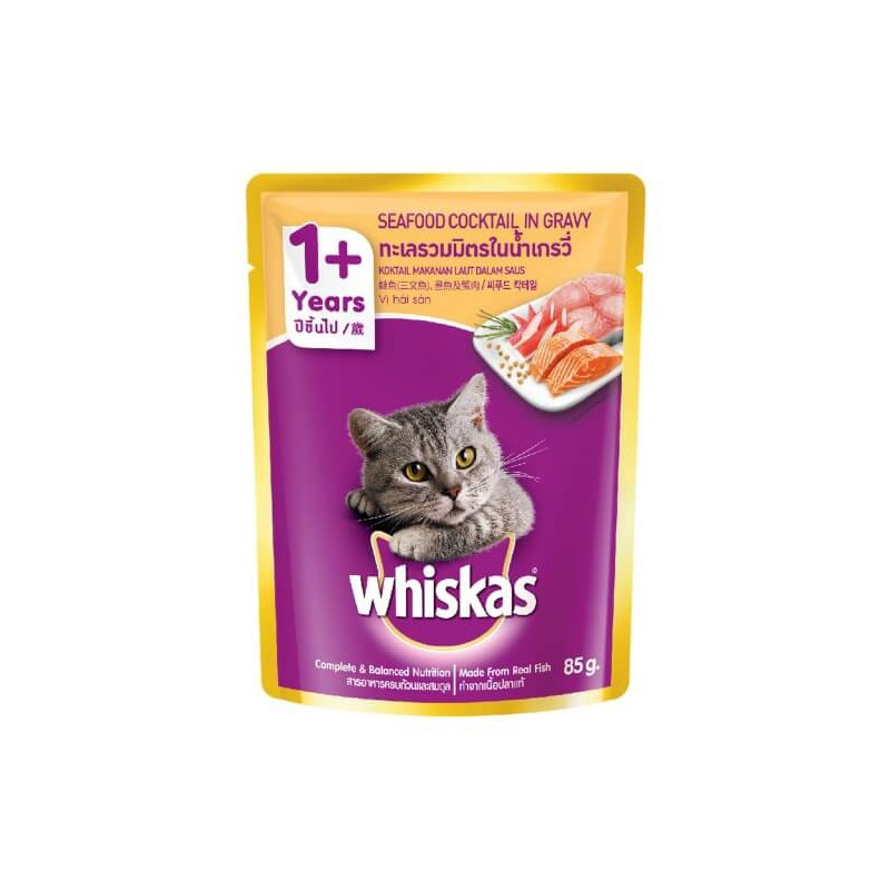 Whiskas Pouch Seafood Cocktail 85g