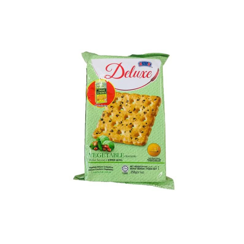 Hup Seng Deluxe Crackers Vegetable 258g