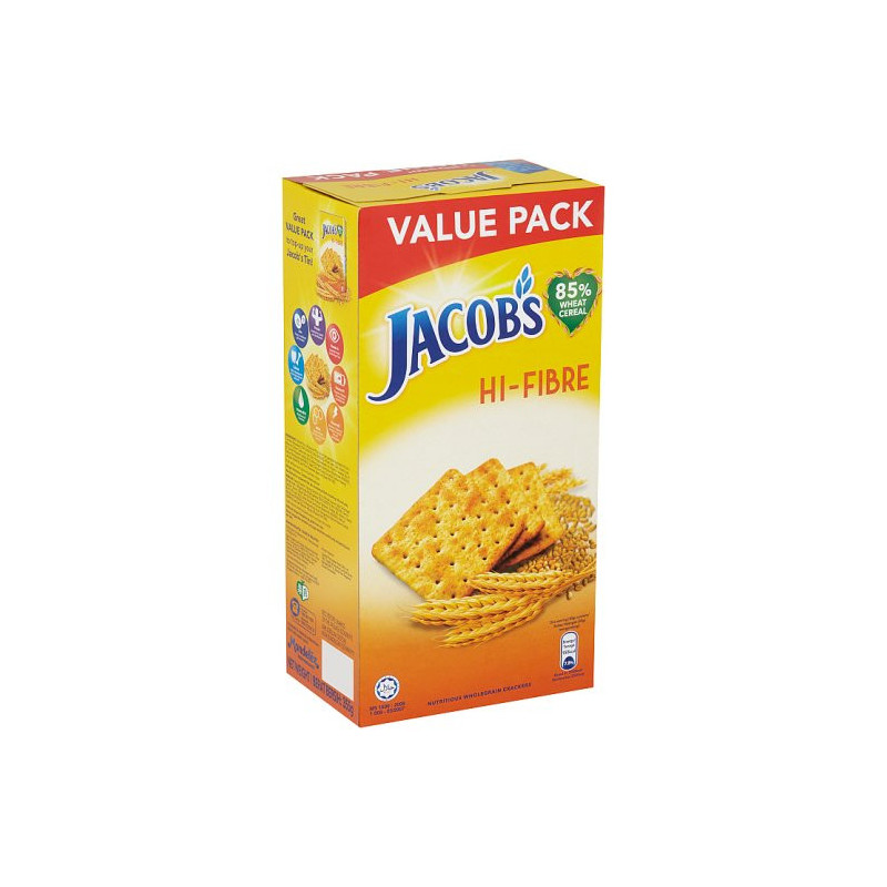 Jacobs Hi Fibre Biscuits 355g