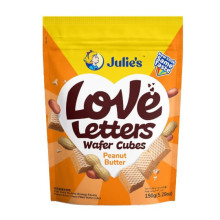 Julie's Wafer Cubes Peanut 150g