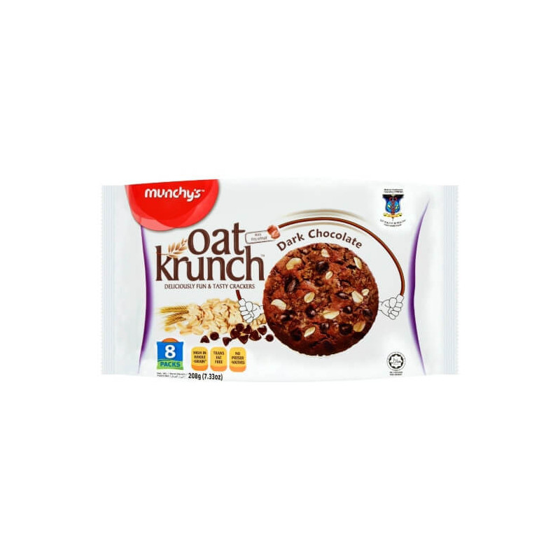 Munchy's OatKrunch Dark Chocolate 208g