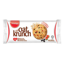 Munchy's OatKrunch Strawberry & Blackcurrant Biscuit 156g