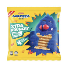 Mamee Monster Extra Krunchy 4x25g - Onion Flavoured