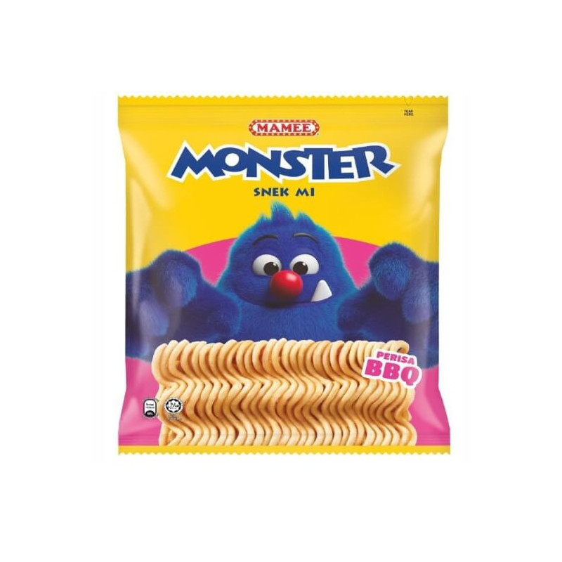 Mamee Monster Family Pack BBQ 8x25g