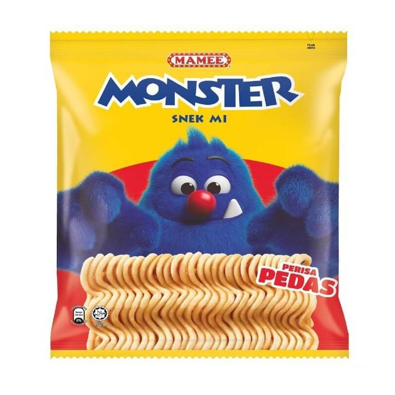 Mamee Monster Family Pack Spicy 8x25g