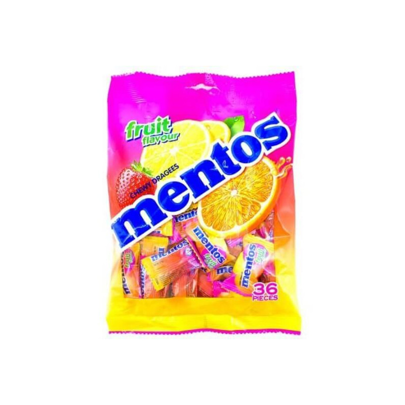 Mentos Candy Fruit Flavoured 36s