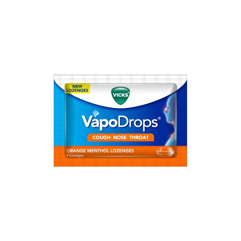 Vicks VapoDrops Lozenges Orange (6s)
